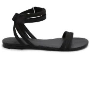 Rebecca Allen The Flat two-sandal black size 6.5